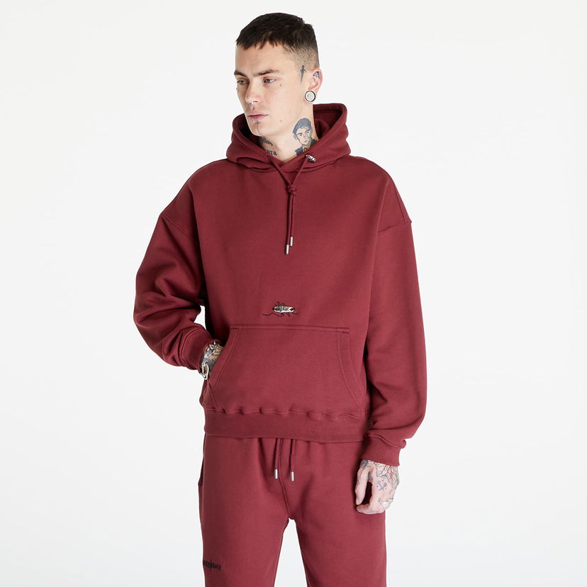 Dukserice Footshop Everyday Hoodie Tamnocrvena | FTSHP_271