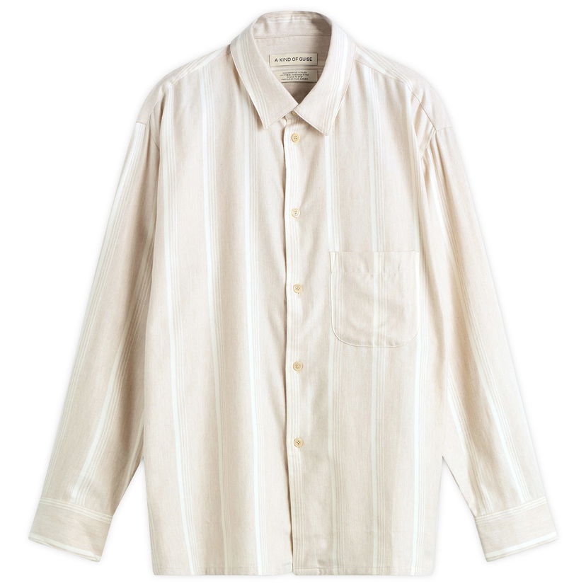 Košulja A Kind of Guise A Kind of Guise Gusto Stripe Flannel Shirt, Size Small Bež | 107-14612-611