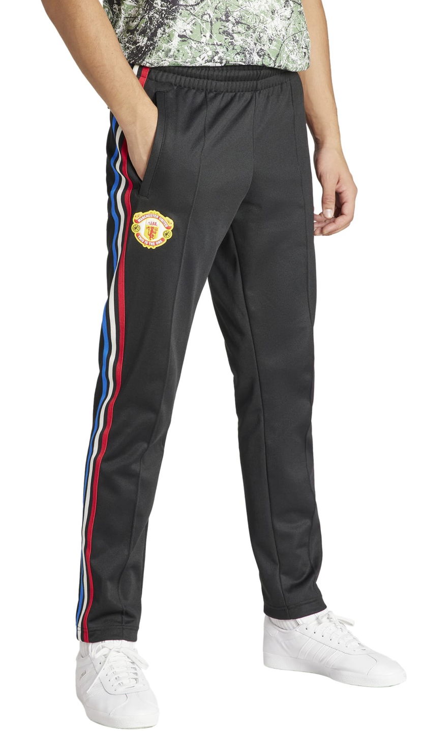 Hlače i traperice adidas Originals MUFC SR OG TP Crna | in6968