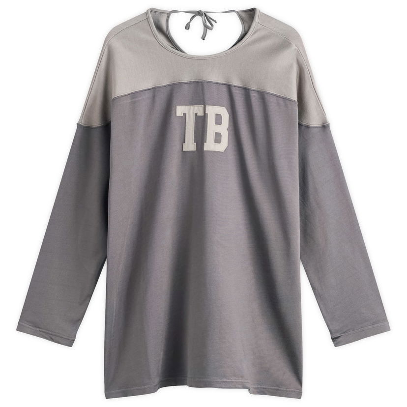 Majica kratkih rukava BEAMS Beams Boy Football Long Sleeve T-Shirt Siva | 1314-0514-101-15