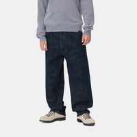 Relaxed Fit Printed Cotton Canvas Pants