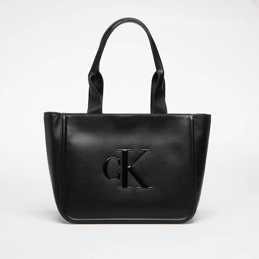 Torba za rame CALVIN KLEIN Bold Medium Tote Black Crna | LV04F3218G UB1