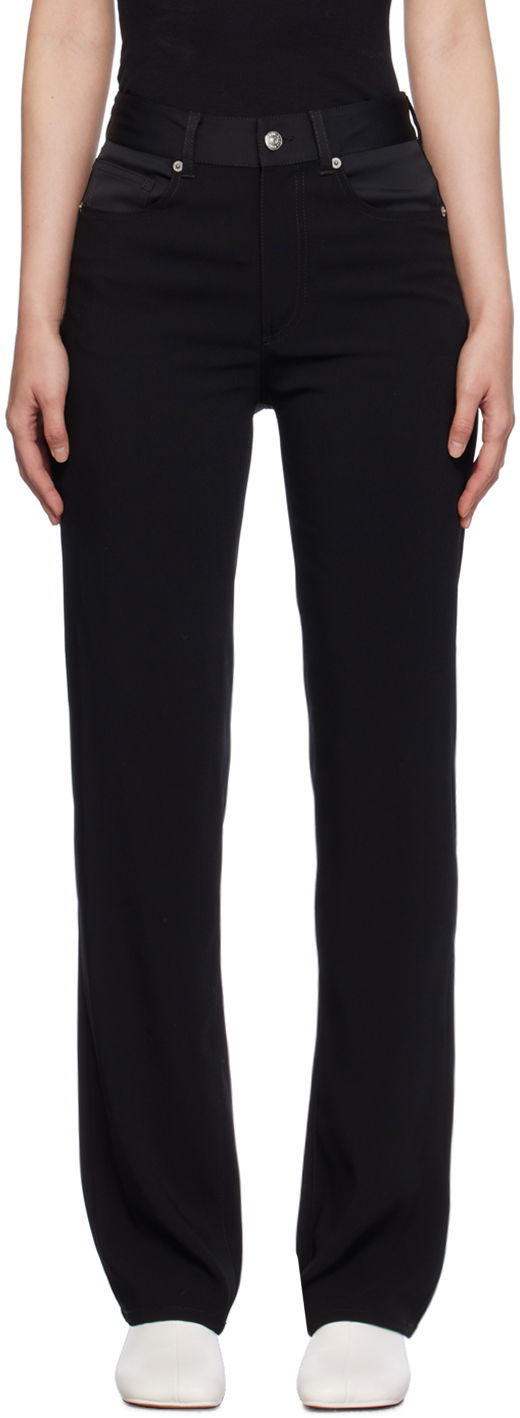 Hlače Maison Margiela MM6 Maison Margiela Five-Pocket Trousers Crna | S52LA0223 S78536