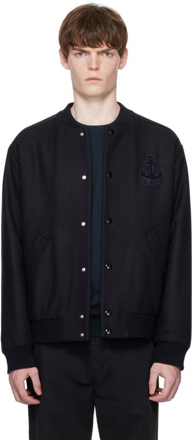 Bomber jakna A.P.C. A.P.C. Micka Wool Bomber Jacket Crna | WVBDE-M32010, 0