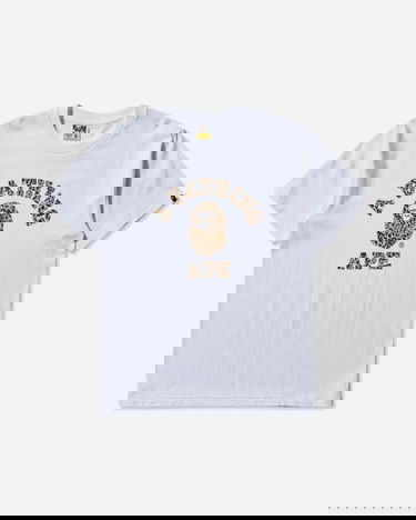 Majica kratkih rukava BAPE Wild Leopard Pattern College T-Shirt Bijela | 1L80110039 WHXBG, 1