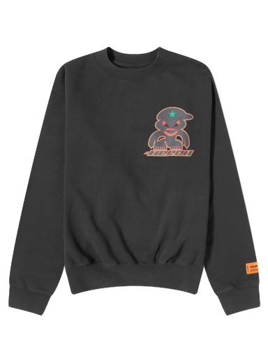 Džemper HERON PRESTON Monster Crewneck Crna | HMBA020F23JER0081007