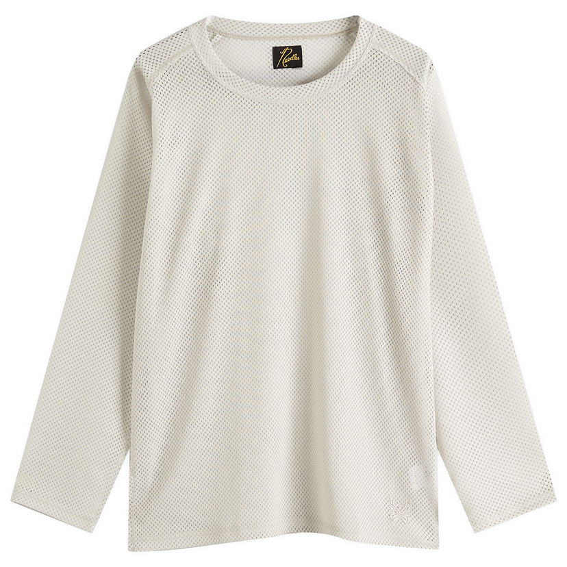 Majica kratkih rukava Needles Needles Mesh Long Sleeve T-Shirt, Size Large Bijela | QV345-A