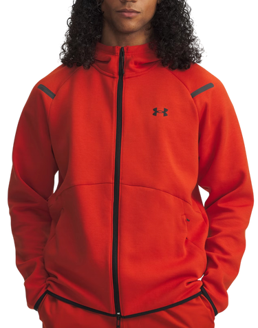 Dukserice Under Armour Unstoppable Fleece Full-Zip Hoodie Narančasta | 1389352-842, 0