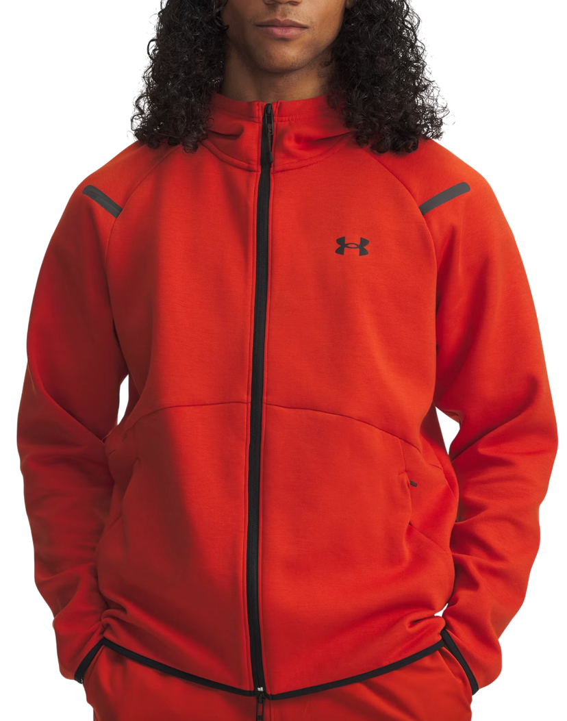 Dukserice Under Armour Unstoppable Fleece Full-Zip Hoodie Narančasta | 1389352-842