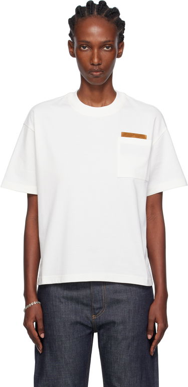 Majica kratkih rukava Bottega Veneta Bottega Veneta Cotton Jersey T-Shirt with Pocket Bijela | 838925 V4N50, 0