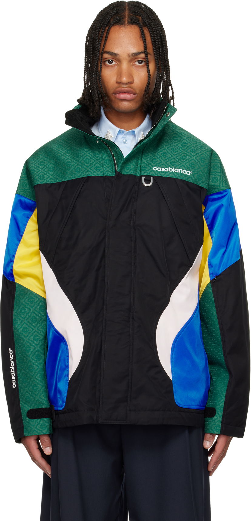 Parka Casablanca Ripstop Montagne Parka Višebojno | MPF25-OT-188-01