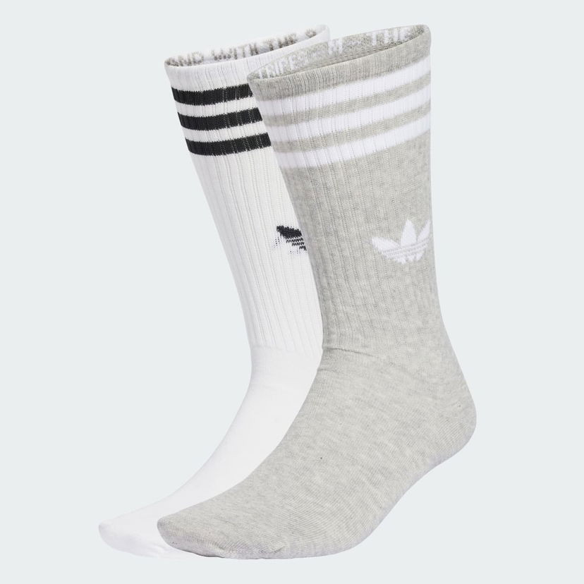 Čarape adidas Performance 3-Stripes High Crew Socks - 3 Pairs Bijela | JV7418