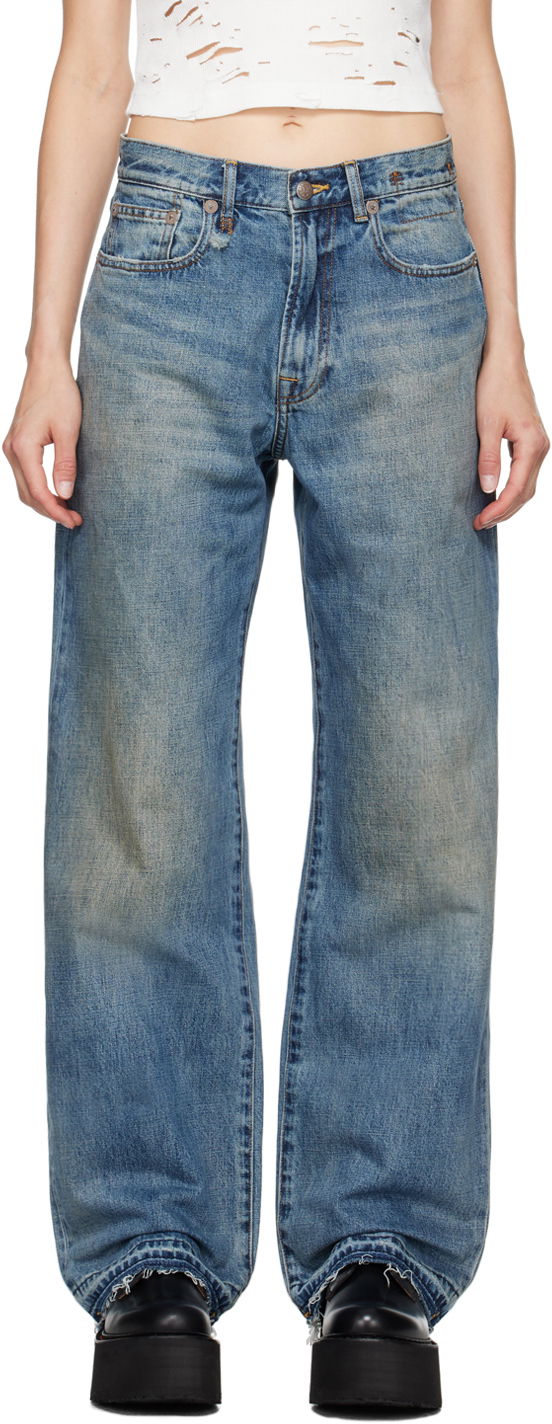 Jeans R13 R13 D'Arcy Loose Jeans Plava | R13WD038-D213C