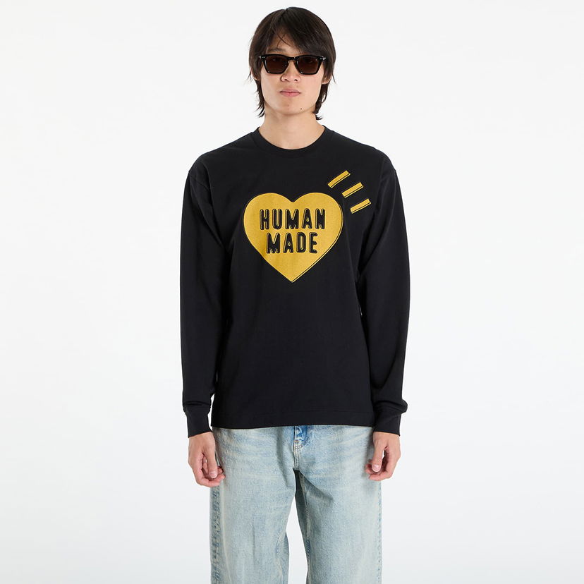 Majica kratkih rukava Human Made HUMAN MADE Graphic Long Sleeve T-Shirt Crna | HM30CS044BK
