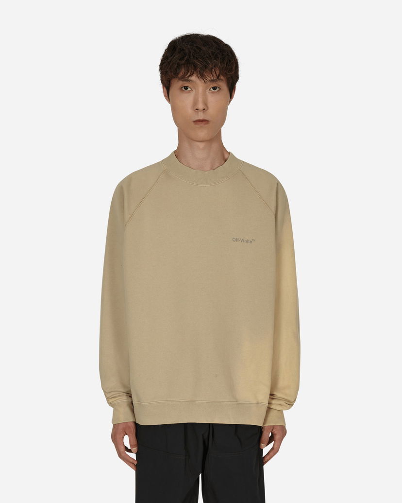 Dukserice Off-White Vintage Crewneck Sweatshirt Bež | OMBA056F22FLE001 1717