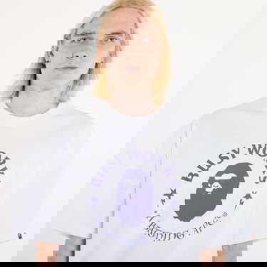 Majica kratkih rukava BAPE Busy Works Relaxed Fit T-Shirt Bijela | 001TEL801331MWHT, 1