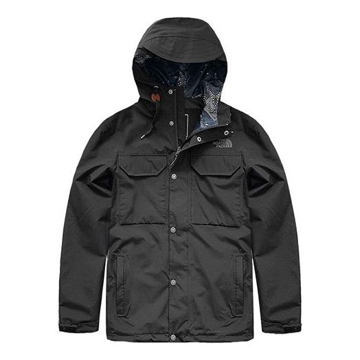 Parka The North Face Dryvent Down Puffer Hood Jacket Crna | NF0A497F-JK3