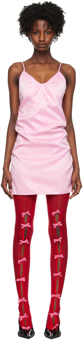 Haljina We11done Slip Minidress Ružičasta | WD-OP1-23-124-W-PK