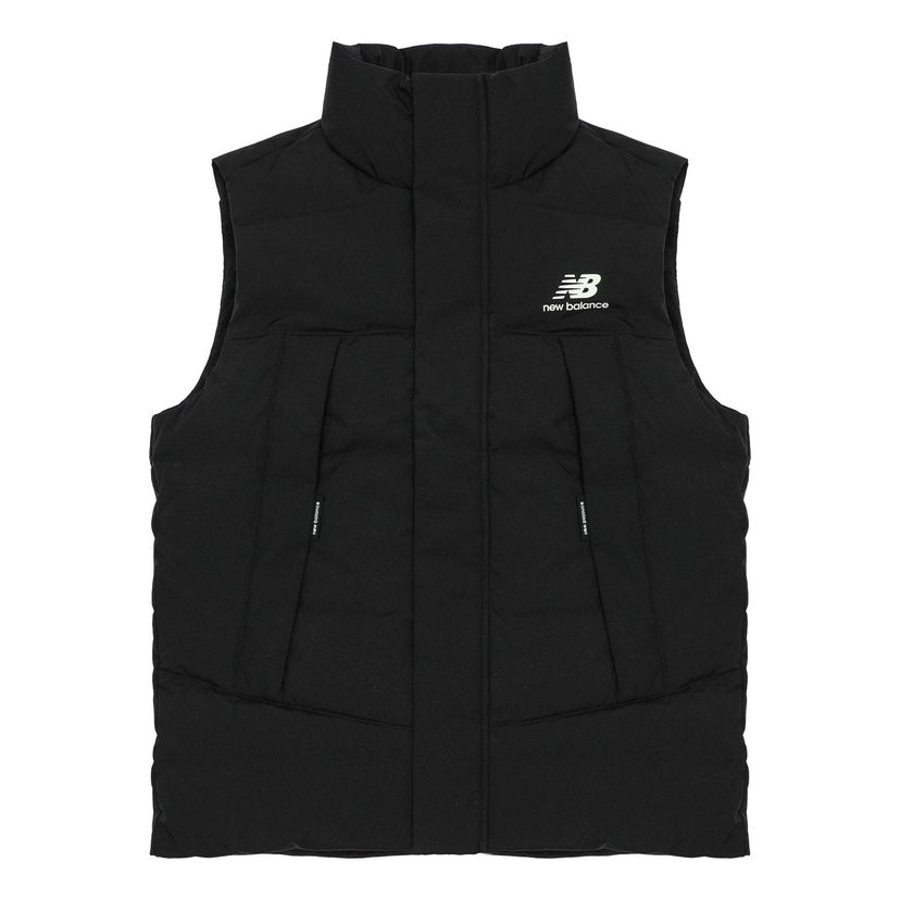 Prsluk New Balance Pocket Puffer Vest Crna | AMV24360-BK