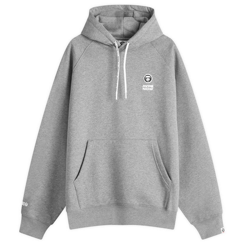 Dukserice AAPE by A Bathing Ape AAPE Now Camo Badge Hoody Siva | AAPSWMB324XANGY2