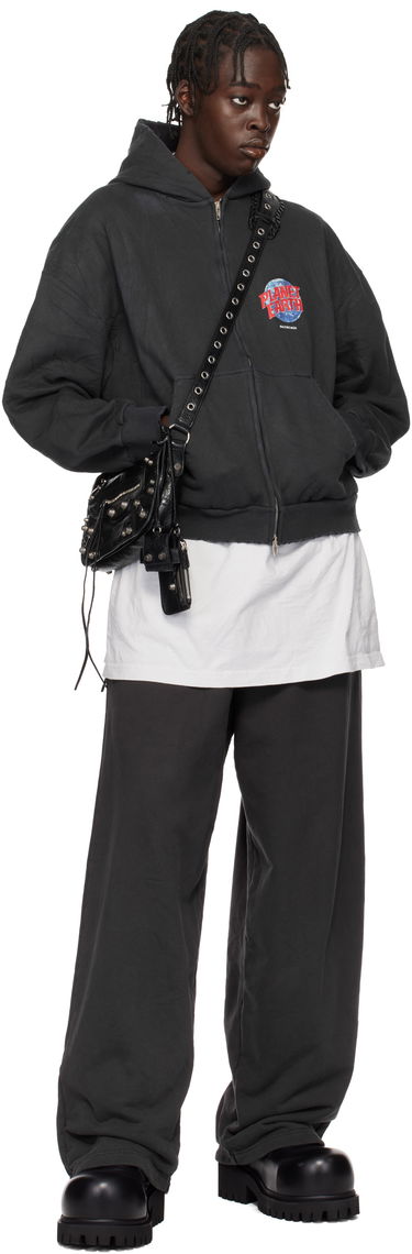 Trenirka Balenciaga Balenciaga eBay Edition Baggy Sweatpants Siva | 803266TRVD21055, 4