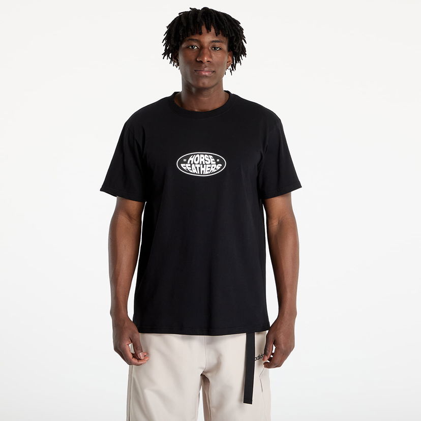 Majica kratkih rukava Horsefeathers Horsefeathers Dynamo T-Shirt Crna | SM1381A