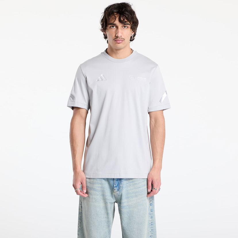 Majica kratkih rukava adidas Performance adidas x Mercedes AMG Silver Tee Siva | JW3481