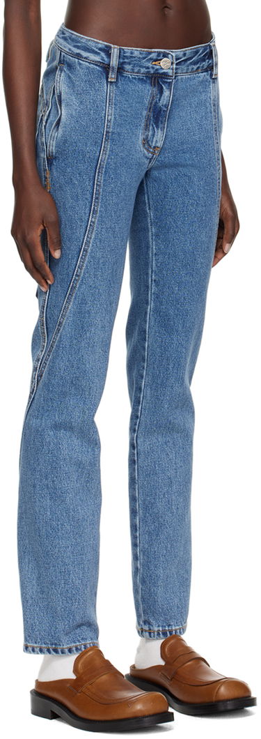 Jeans ADER ERROR Curved Seam Jeans Plava | BN01SSJE0108BL, 1
