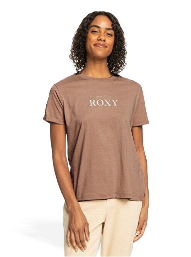 Majica kratkih rukava Roxy Noon Ocean Smeđa | ERJZT05490-CKL0