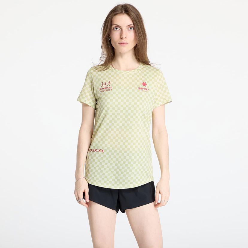 Majica kratkih rukava Saysky SAYSKY Checker Combat T-Shirt Zelena | NWRSS31C1034