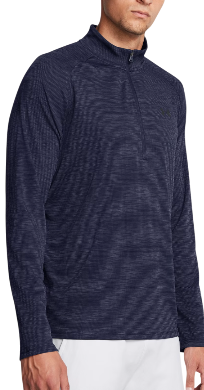 Dukserice Under Armour UA Tech Textured Long-Sleeve 1/2 Zip Tamnoplava | 1382797-410