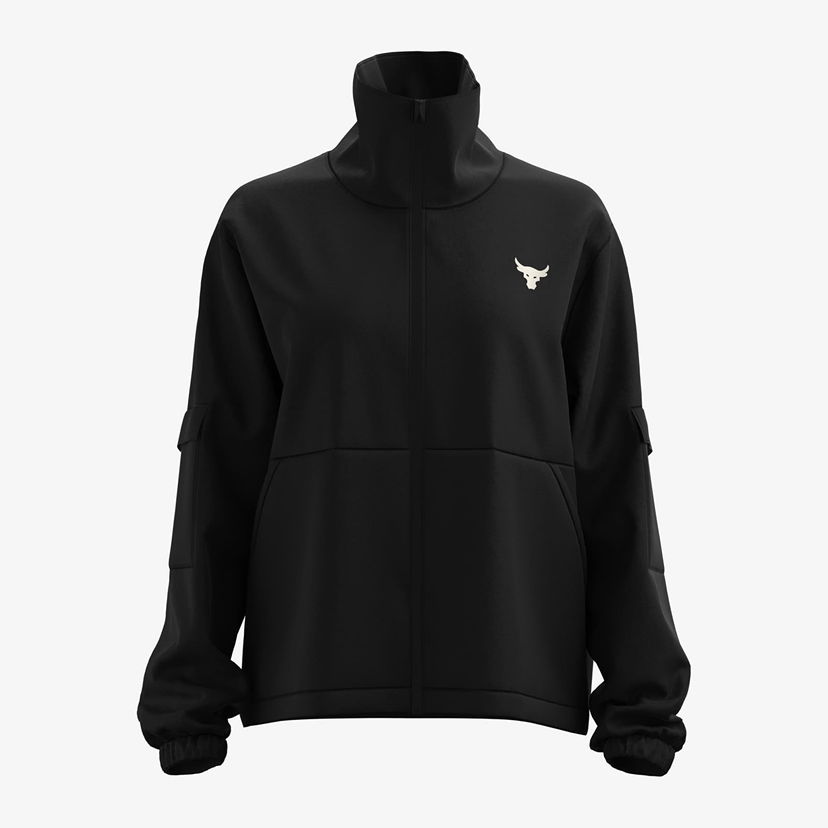 Jakna Under Armour Project Rock Woven Jacket Crna | 1365993-001