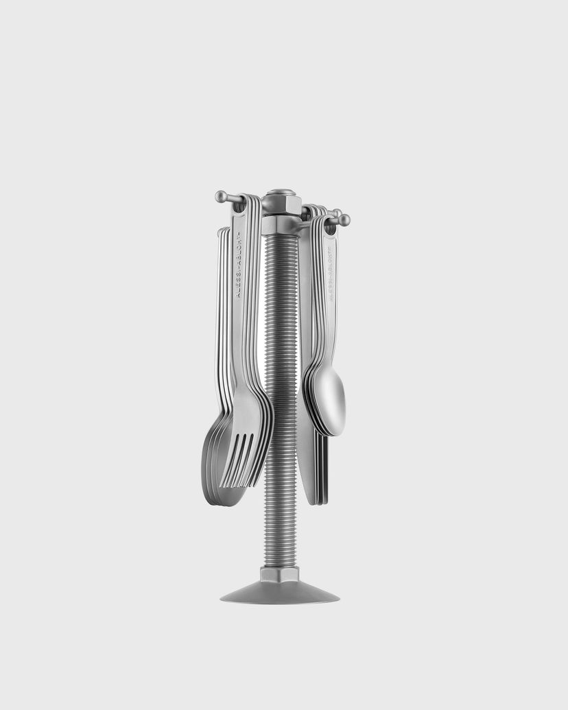 Flexstyle Alessi 16-Piece Silver Tableware Set Metalik | VA02-SET