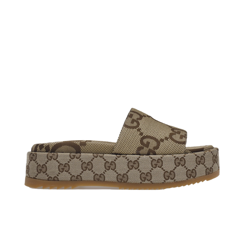 Tenisice i cipele Gucci Angelina Platform 55mm Sandal Bež | 623212 UKO00 2580
