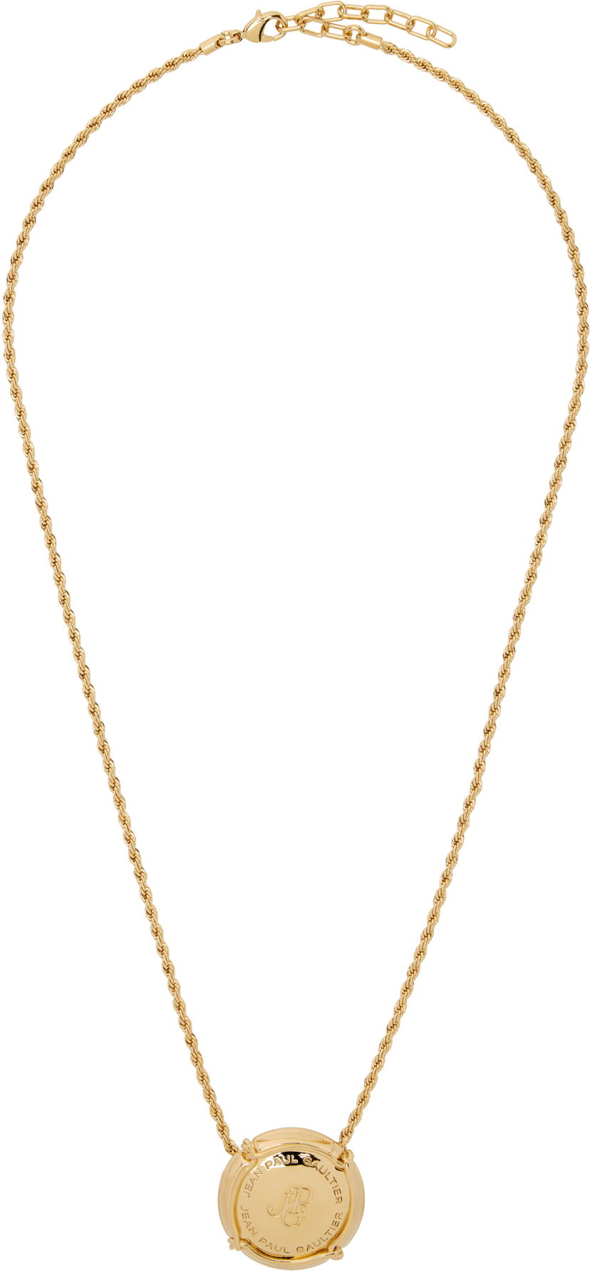 Ogrlica Jean Paul Gaultier Jean Paul Gaultier Gold-Tone Rope Chain Pendant Necklace Žuta | 25/03-W-JW008-X053-92
