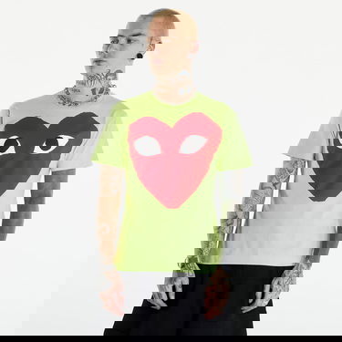 Majica kratkih rukava Comme des Garçons PLAY Short Sleeve Logo Print T-Shirt UNISEX Green Zelena | AZT274 green, 0