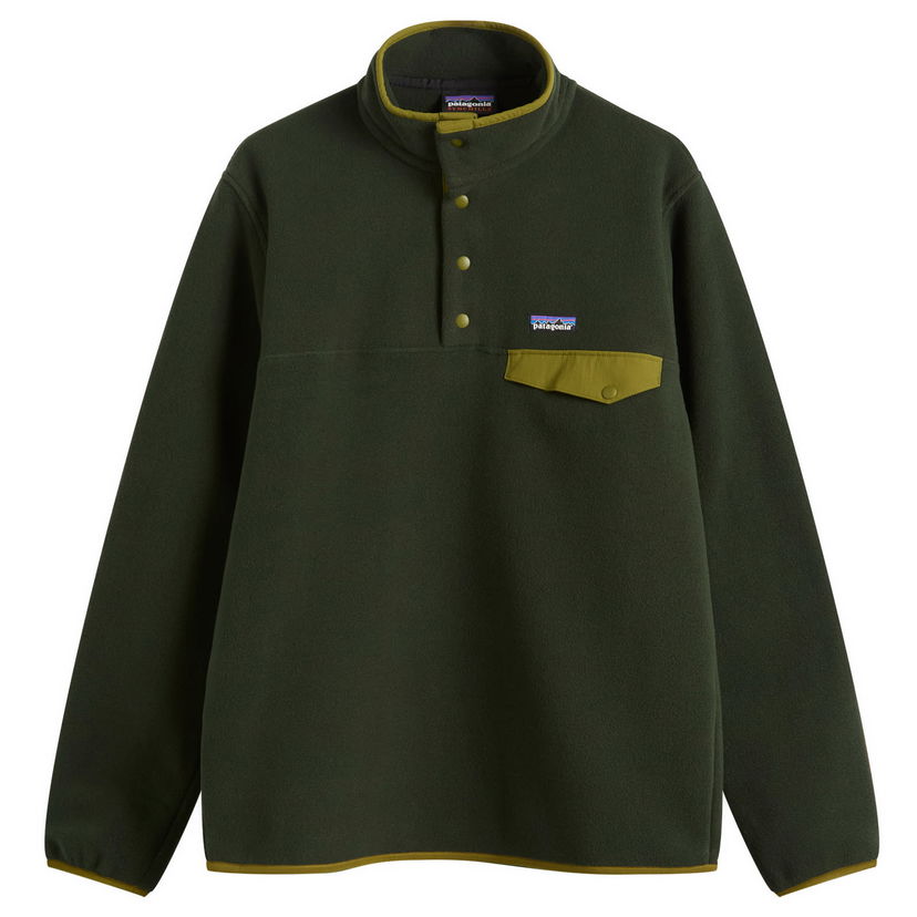 Džemper Patagonia Lightweight Synchilla Snap-T Pullover Zelena | 25551-OLGG