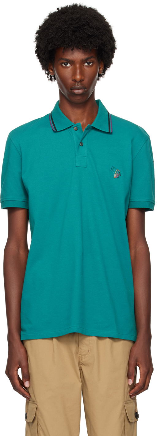 Polo majica Paul Smith PS Paul Smith Zebra Polo Zelena | M2R-151LE-N21511-37