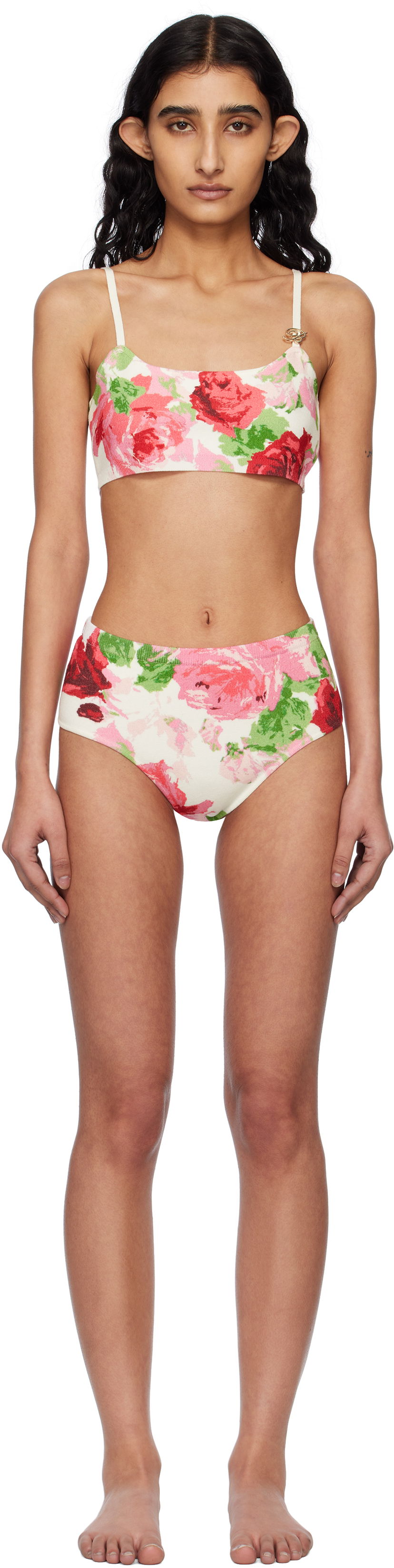 Kupaći kostimi Blumarine Blumarine Peony-Print Bikini Višebojno | P522M539A
