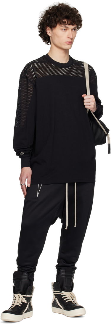 Majica kratkih rukava Rick Owens Rick Owens Champion Edition Girdered T-Shirt Crna | CM01E1673 CHJGOM JERSEY + MESH, 3