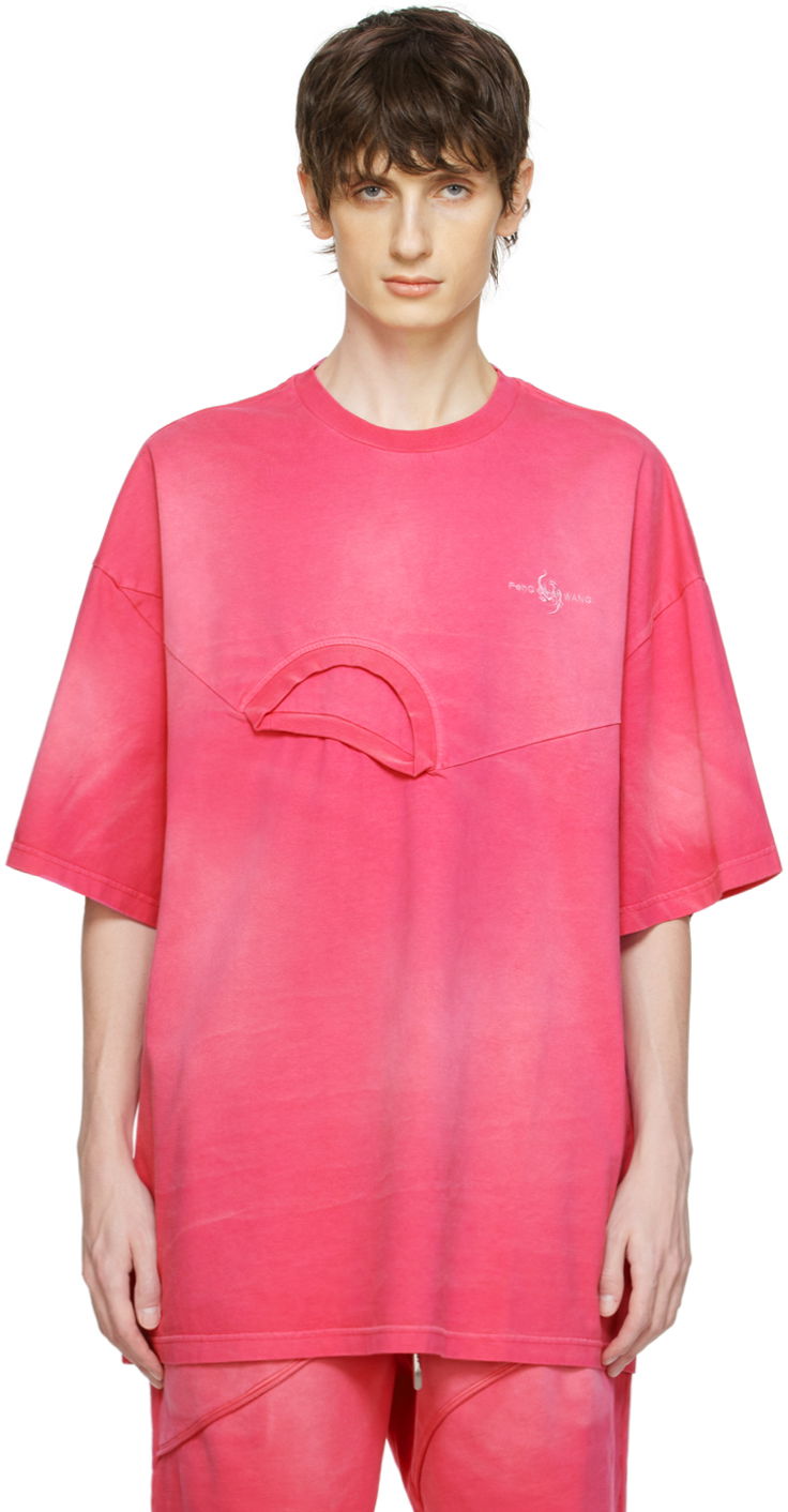 Majica kratkih rukava Feng Chen Wang Feng Chen Wang 2-In-1 T-Shirt Ružičasta | FMS17TS03