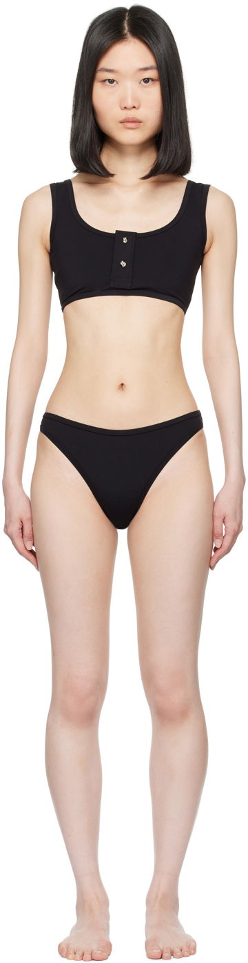 Kupaći kostimi Bottega Veneta Black Knot Bikini Crna | 796999 V3PP0