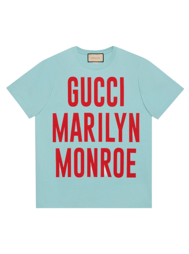 Majica kratkih rukava Gucci Marilyn Monroe T-Shirt Tirkiz | 548334 XJEI4 4674