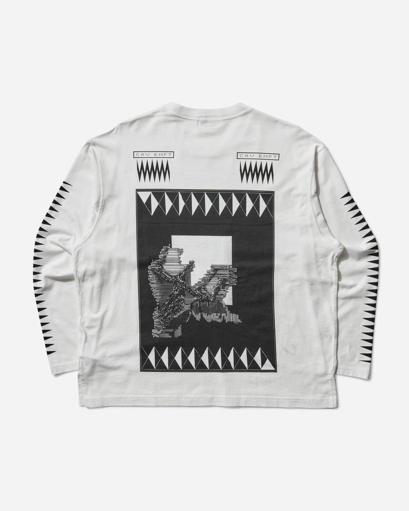 Majica kratkih rukava Cav Empt Century Cameo Longsleeve T-Shirt Bijela | CES28LT03 WHITE
