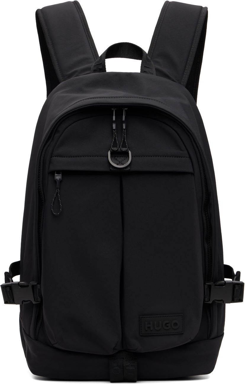 Ruksak BOSS Hugo Logo Patch Backpack Crna | 50551814