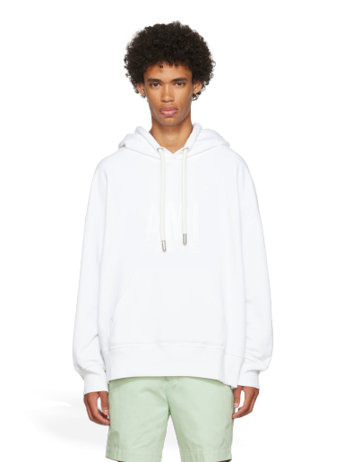 Dukserice AMI Paris Hoodie Bijela | USW203.731