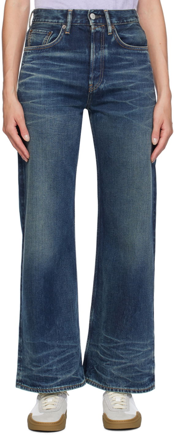 Jeans Acne Studios Loose Fit Jeans Plava | A00500