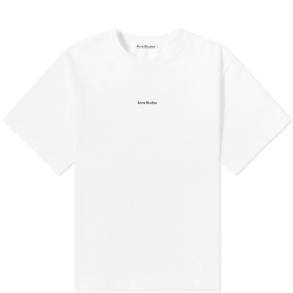 Majica kratkih rukava Acne Studios Extorr Stamp Logo Tee Bijela | BL0278-183, 0