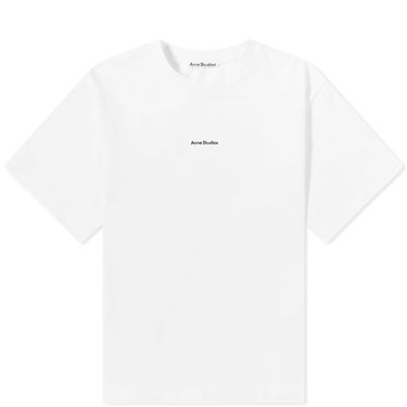 Majica kratkih rukava Acne Studios Extorr Stamp Logo Tee Bijela | BL0278-183, 0