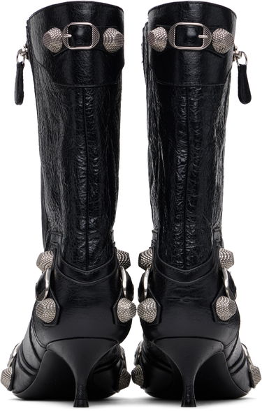 Tenisice i cipele Balenciaga Leather Ankle Boots with Metal Studs Crna | 802082 WAD4E, 1